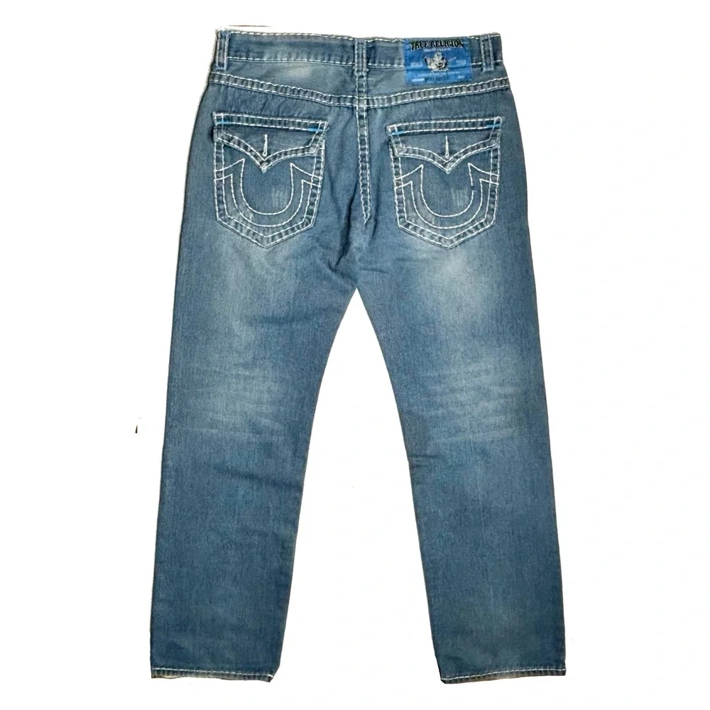 Vintage True Religion Ricky Super-T Baggy Fit Distressed Jeans